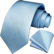 Elegante Krawatte mit Einstecktuch Set Herren Hochzeit