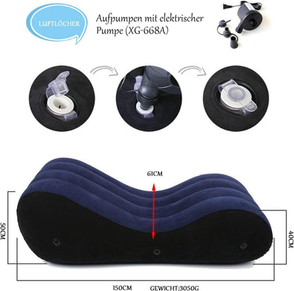 Aufblasbares Sex Sofa BDSM Handschellen Set Sexspielzeug