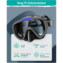 Schnorchelset Erwachsene, Tauchmaske
