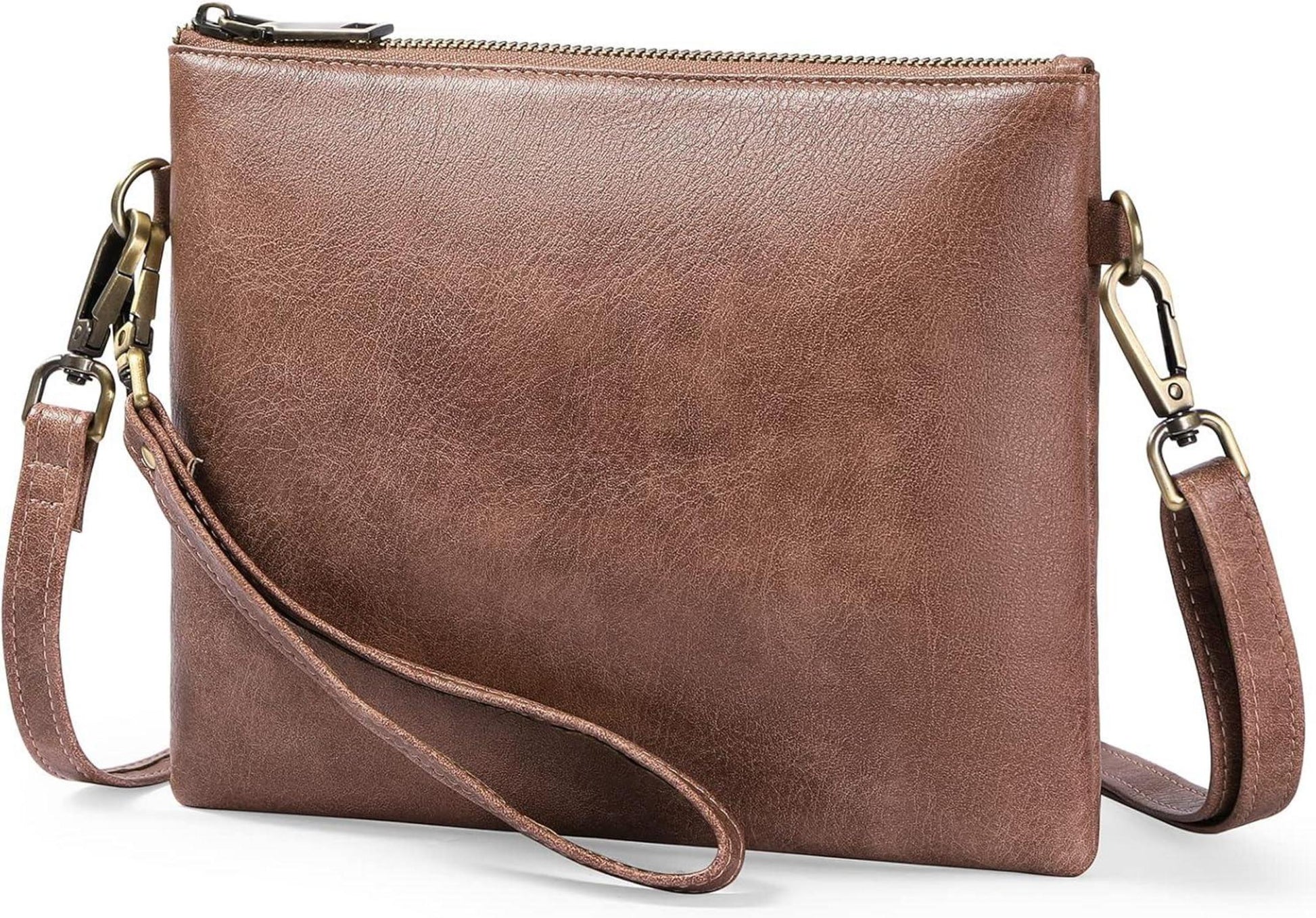 Crossbody Bag Damen Umhängetasche RFID Schutz Leder Brieftasche