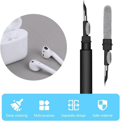 Vicloon Airpods Pro Reinigungsset 3in1 Multifunktional Reinigungsstift Bürste