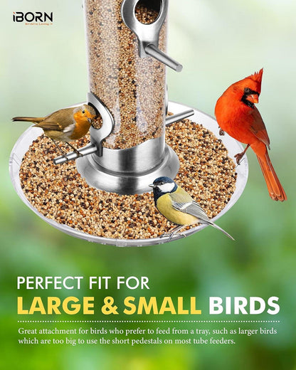 Vogelfutterspender mit Futterteller für Cardinal Vögel - 6