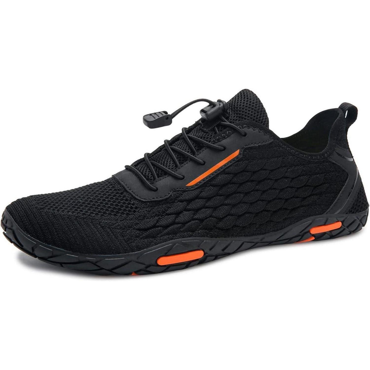Wasserschuhe Damen Herren Fischschuppe Schwarz 42 EU