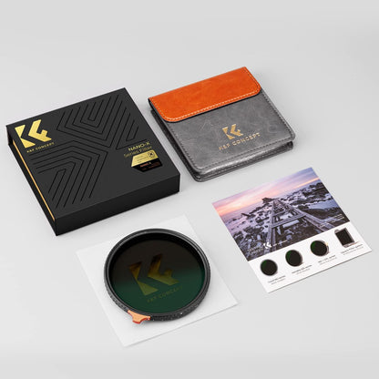 K&F Concept Nano-X True Color Variabler ND Filter 77mm ND2-32 Graufilter