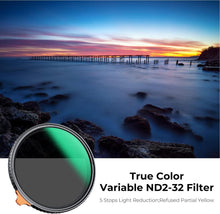 82mm Variabler ND Filter ND2-32 für Videografie und