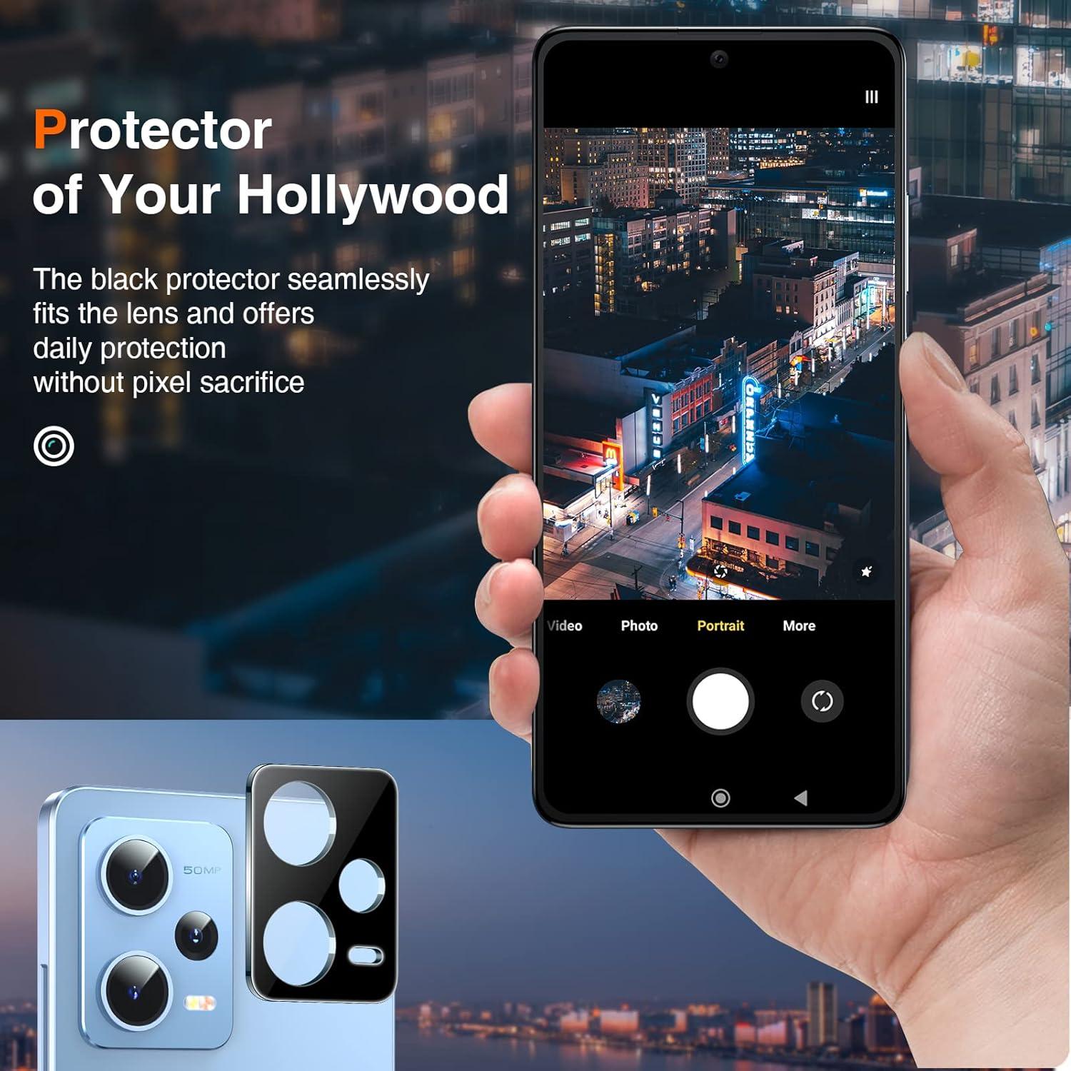 Panzer Schutz Glas Redmi Note 12 Pro/12 Pro+ 9H HD Display 3+3 Stk