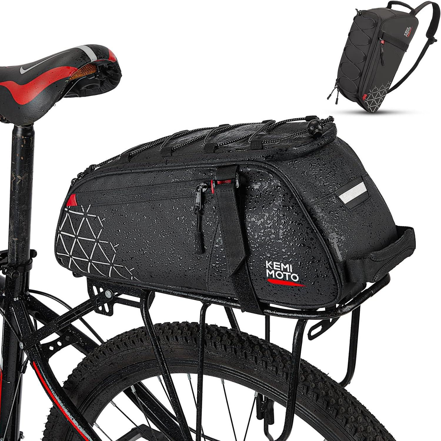 Fahrradtasche Wasserdicht mit 8L Kapazität und Reflektorstreifen
