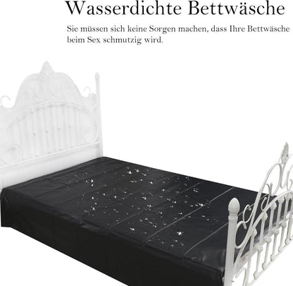 Latex Bettlaken BDSM Set Peitsche Federkitzler Sexspielzeug Paare BDSMSex