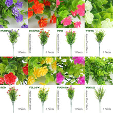 Künstliche Blumen Set 8-teilig Kunstblumen Garten Deko