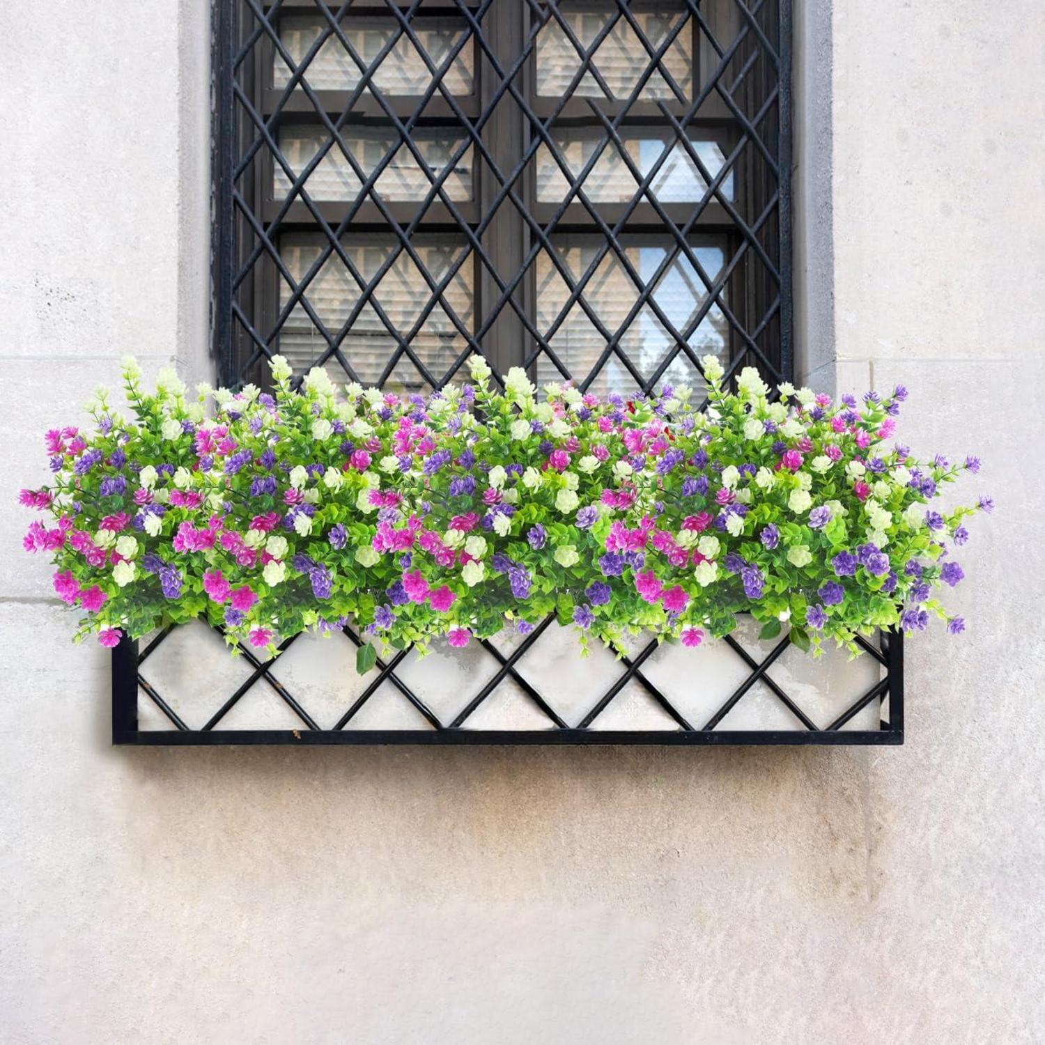 Künstliche Blumen Kunstpflanzen Garten Deko 15x35cm 8 StkPremium