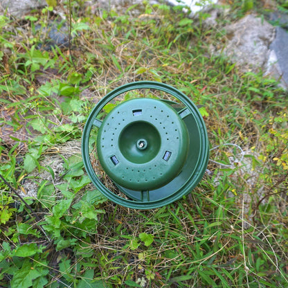 Zeqeey Vogelfutterautomat für Wildvögel 620ml mit Samenhalter