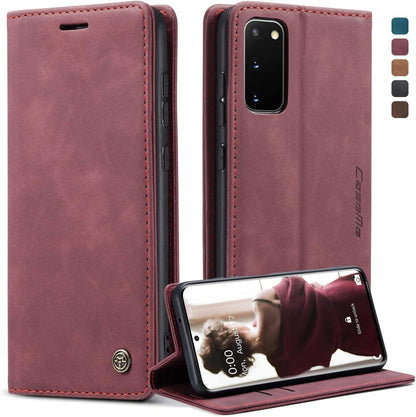 Handyhülle Samsung Galaxy S20 Flip Case Leder Schutzhülle Magnet