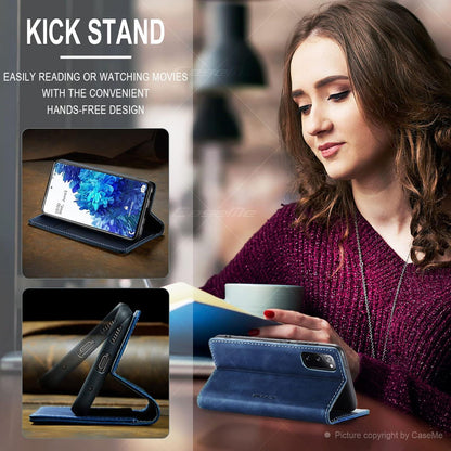Samsung Galaxy S20 FE 5G/4G CaseMe Flip Hülle Blau 6,5'' Schutzhülle