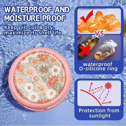 Tablettenbox 3 Fächer Medikamentenbox Pillenbox Wasserdicht