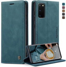 Premium Lederhülle für Samsung Galaxy S20 - Magnet Kartenfach