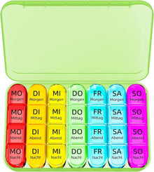 Tablettenbox 7 Tage Medikamentenbox Pillendose 3 Fächer