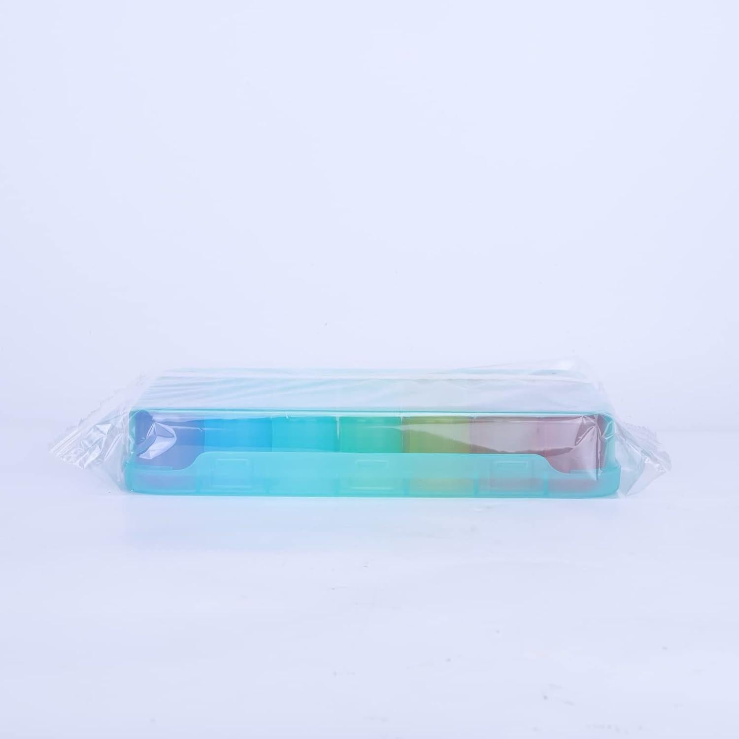 Doruimi Pillenbox 7 Tage Kleine Fächer für Kinder und Ältere - Cyan