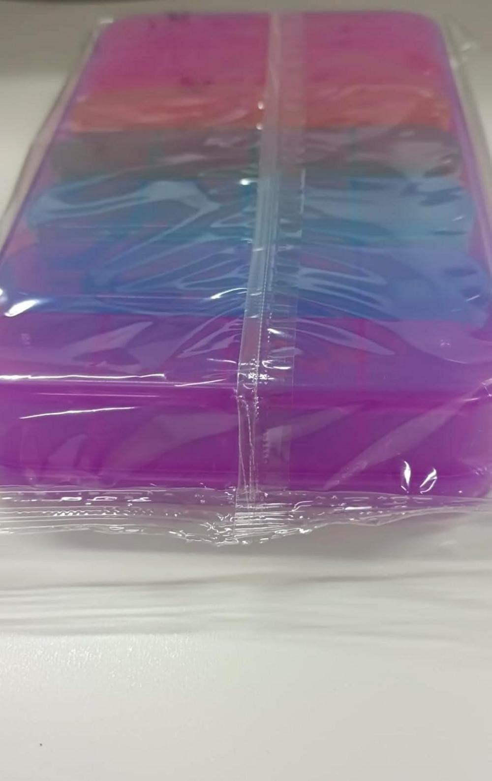 Tablettenbox 7 Tage Klein Pillendose Große Fächer Lila