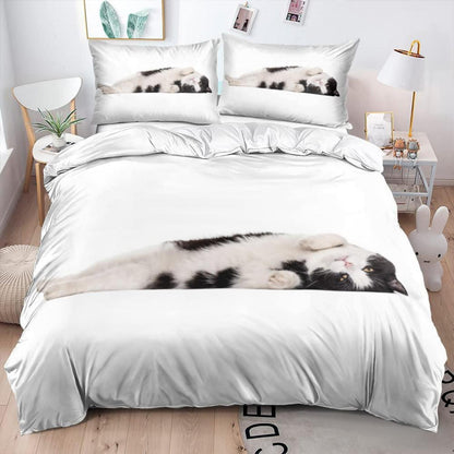 Britisch Kurzhaar Bettwäsche 135x200 - Flauschige Katzen 3D Bettwäsche
