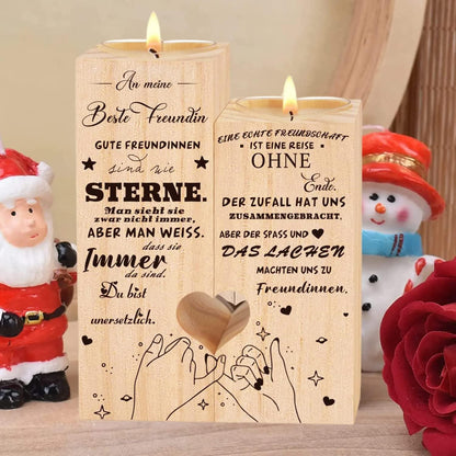Bester Freundin Freundinnen Geschenkideen Weihnachtskerze Dekoration