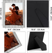 Glitzer Glas Bilderrahmen 20x25 cm - Set mit 3 Fotorahmen