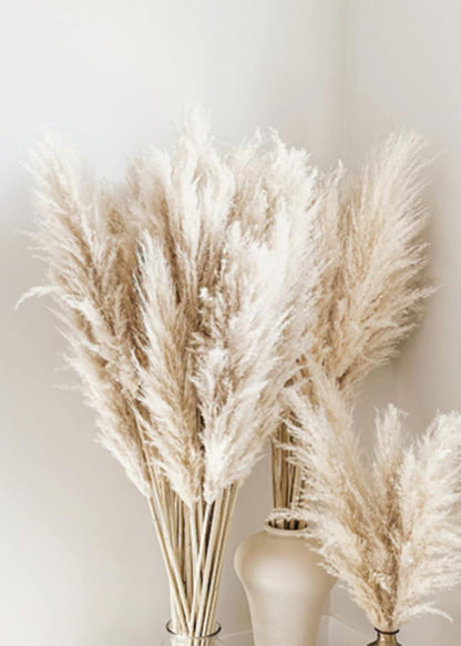 Trayosin Boho Pampasgras Poster Set Natur Wandbilder, Wohnzimmer Schlafzimmer Deko