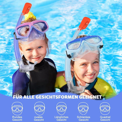 Taucherbrille Kinder Schnorchelset Schwimmbrille