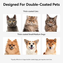 aumuca Katzen- und Hundebürste für Langhaar, Unterwollekamm