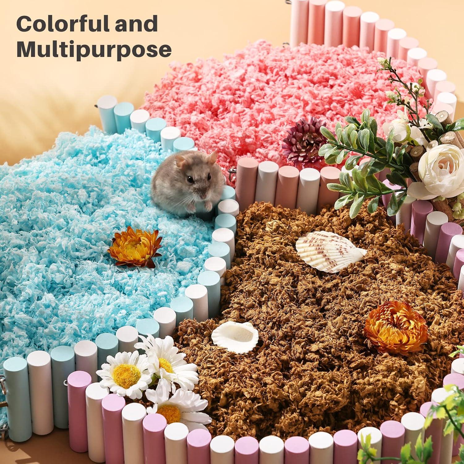 Hamster Streu bunt 900g - Staubfreie Meerschweinchen