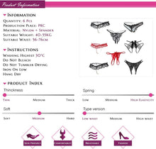 Damen Spitze Sexy Tanga Ouvert Slip Unterhosen V-String