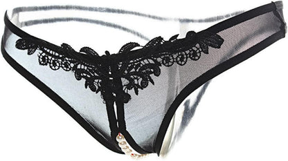 8er Pack Damen Sexy Spitze Ouvert Tanga Unterhosen Erotik