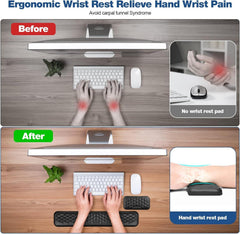 Ergonomische Handgelenkauflage Set für Tastatur und Maus, Memory