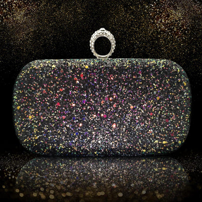 Damen Clutch Glitzer Abendtasche Strass Umhängetasche Hochzeit Party
