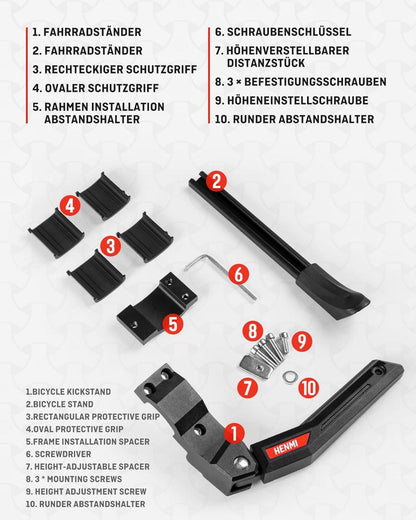 Fahrradständer 24-29 Zoll Höhenverstellbar rutschfest stabil