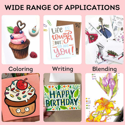 120+2 Brush Marker Set für Manga und Design - Hochwertige Alkohol Filzstifte in 120 Farben