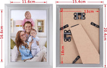 12er Set Bilderrahmen Silber 13x18 cm für Fotos mit