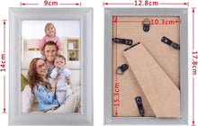 Bilderrahmen Set Silber 10x15 cm für Fotos Collage mit