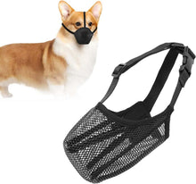 Maulkorb Hund mit Mesh und Verstellbarer Schlaufe, Atmungsaktiver