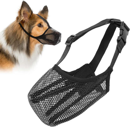 Maulkorb Hund Verstellbar Atmungsaktiv Sicher Mit Netzdesign
