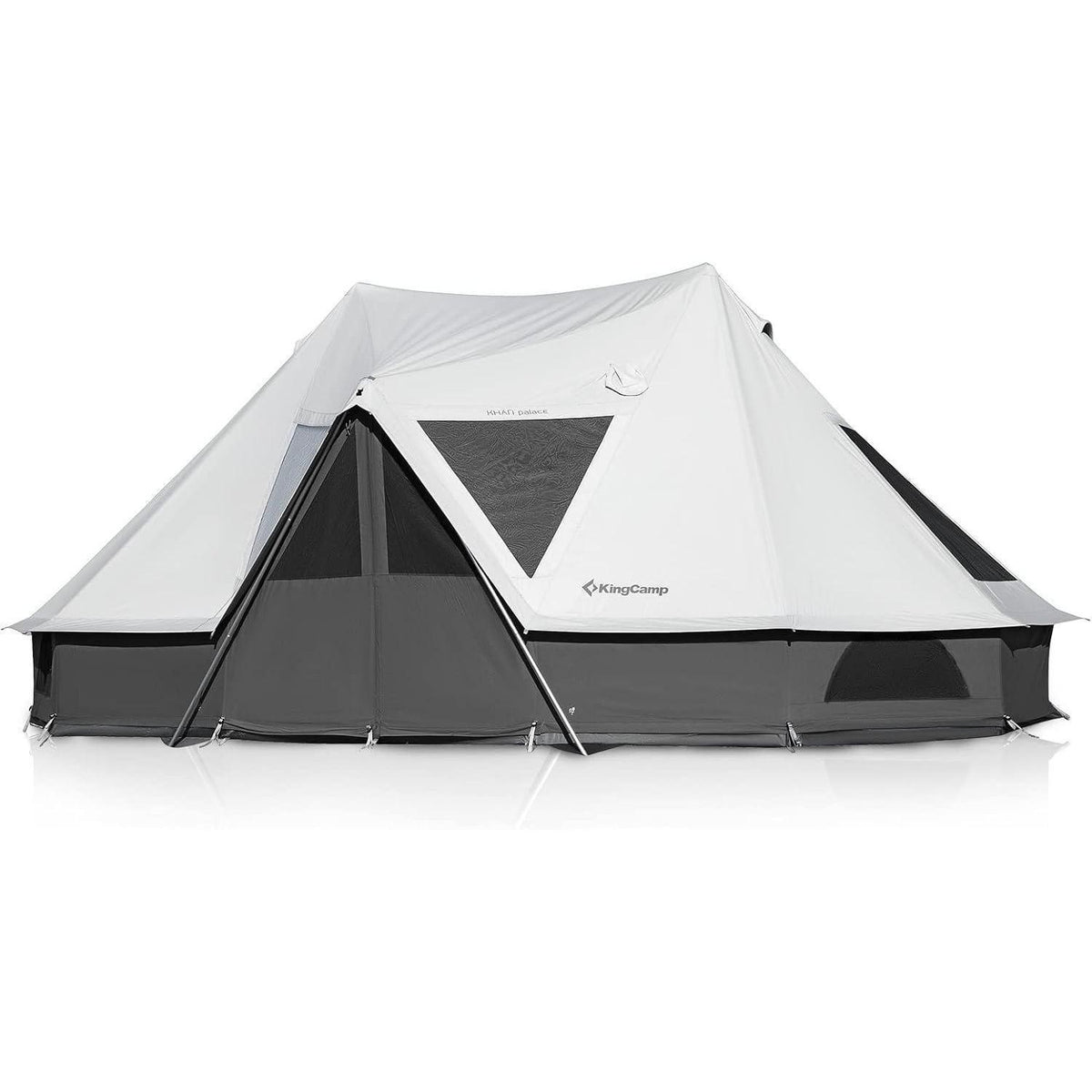 Glampingzelt für 6-12 Personen, Baumwolle, wasserdicht, mit Kaminöffnung