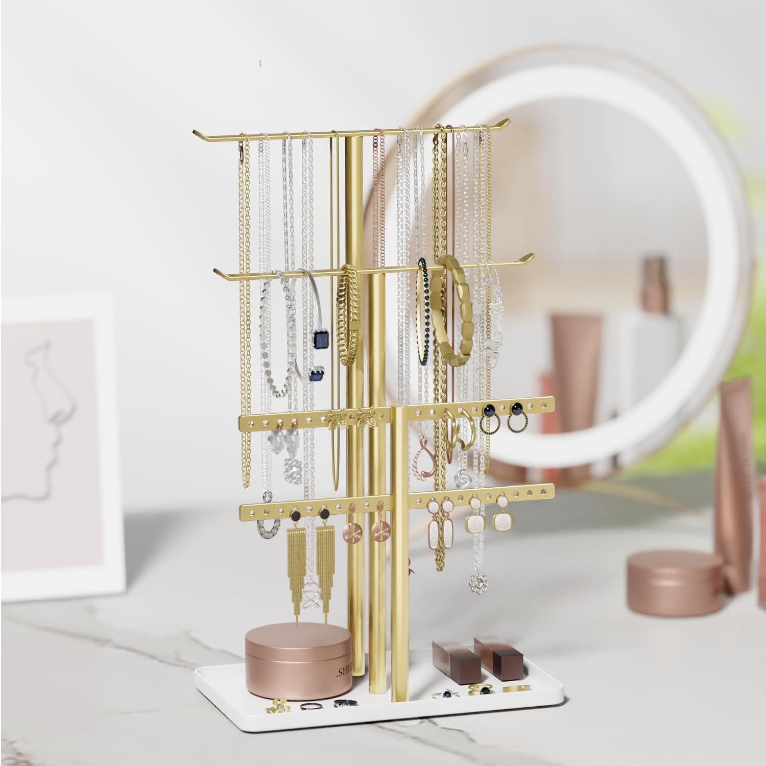 32cm Schmuck Organizer mit 4 Ebenen - Schmuckaufbewahrung in