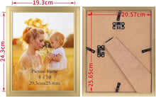 Golden Bilderrahmen Set 20x25 cm 12er Collage Kunststoff