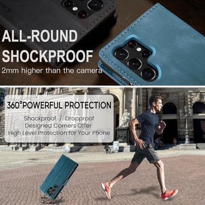 Handyhülle Samsung Galaxy S23 Ultra 5G Leder Flip Case Schutzhülle
