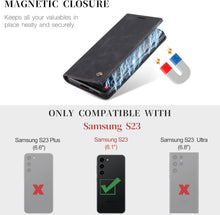 Samsung Galaxy S23 5G Handyhülle Klappbar Flip Case Schwarz