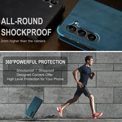 Handyhülle Samsung Galaxy S23 Premium Leder Flip Case Standfunktion