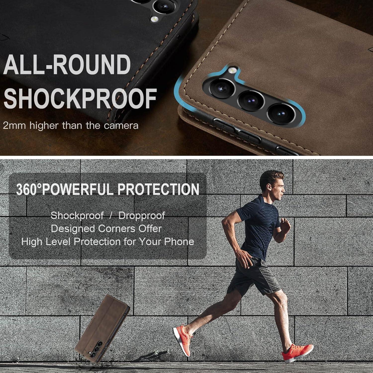 Samsung Galaxy S23 5G Handyhülle Lederhülle Flip Case Kartenfach