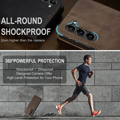 Samsung Galaxy S23 5G Handyhülle Lederhülle Flip Case Kartenfach