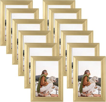 Goldene Fotorahmen 10x15 cm Set für Fotos und Bilder