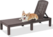 Outdoor-Lounge-Sessel wasserdicht in Mokka - RAPTAVIS