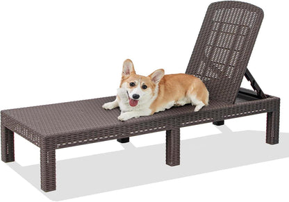 Outdoor-Lounge-Sessel wasserdicht in Mokka - RAPTAVIS